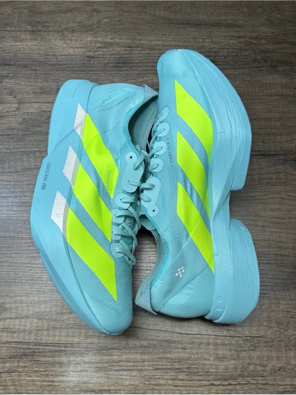 Adidas Adios Pro 4 Men’s 13 Flash Aqua